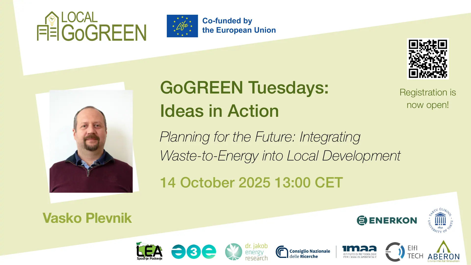 Spletni seminarji GoGREEN torki: Ideje v akciji