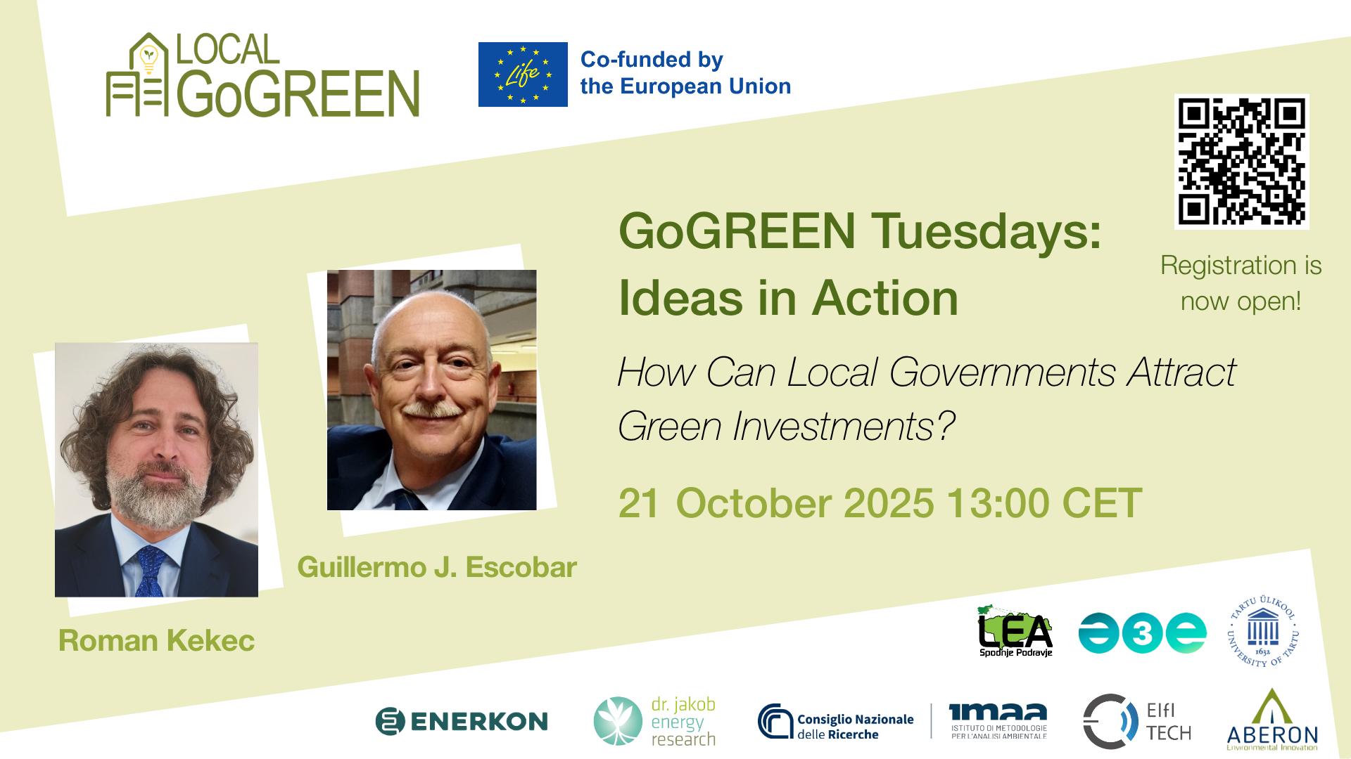 Spletni seminarji GoGREEN torki: Ideje v akciji